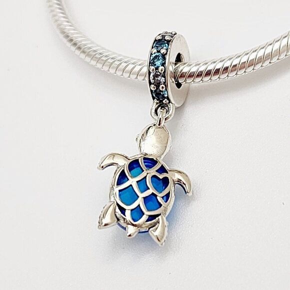 Pandora Murano Glass Sea Turtle Charm - Picture 3 of 4